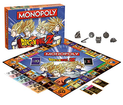 USAopoly MONOPOLY Dragon Ball Z Board Game | Recruit Legendary
